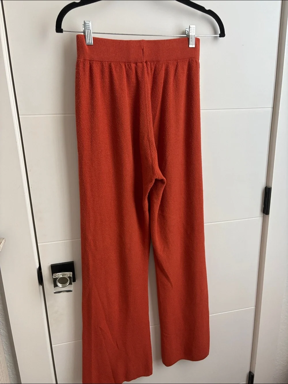 Women’s Cozy Henley Lounge Set - Rust
